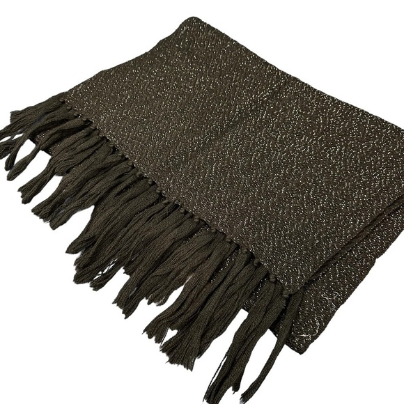 Huge Oversized Warm and Cozy Black Sparkle Scarf - Picture 6 of 10